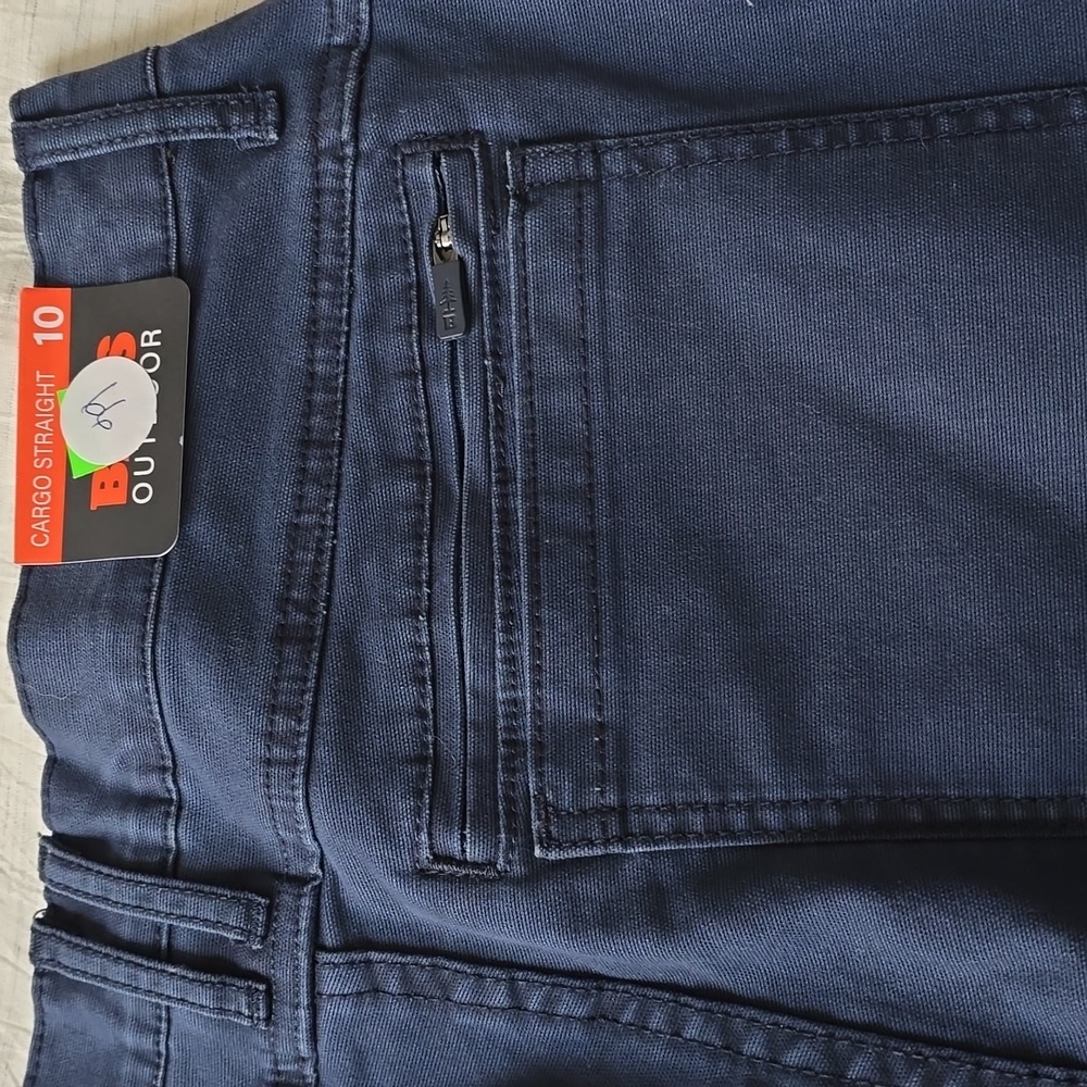 Bass Women's Cargo Pants Size:10 Navy - Picture 6 of 7